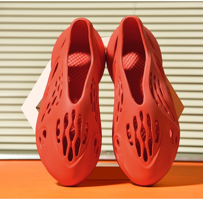 

Fashion Foam Runner Sandals Beige Red Mens Slides creative Kanye Slipper Women Home Outdoor Loafers Beach Shoes, Customs order