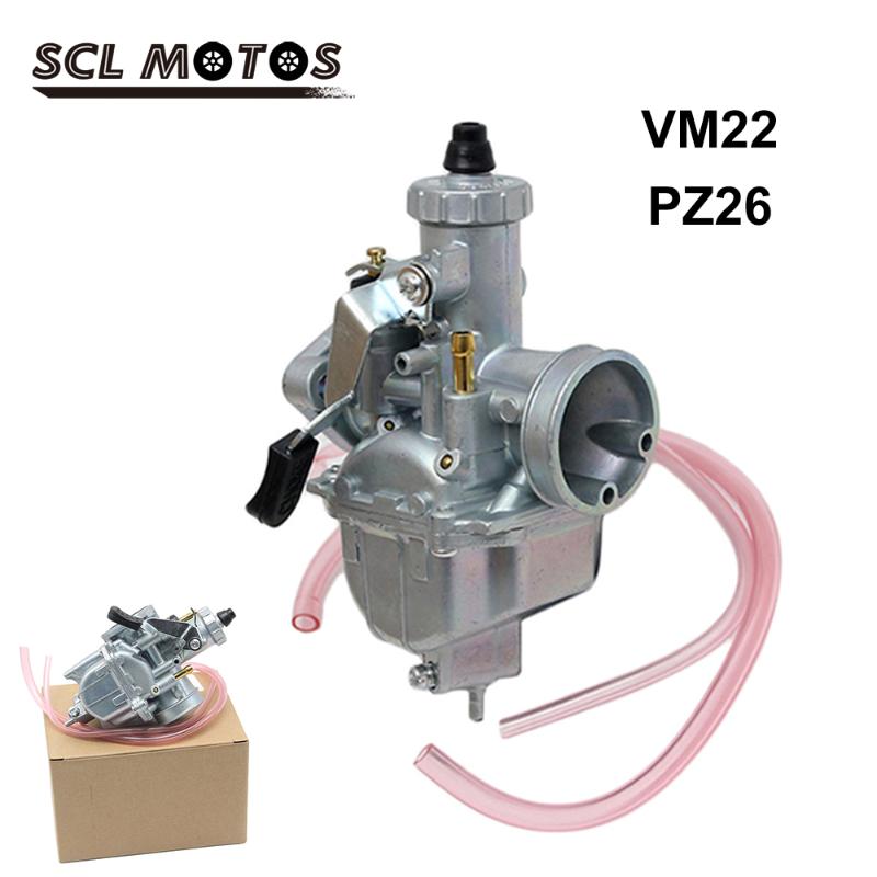 

Motorcycle Fuel System SCL MOTOS Mikuni PZ26 Carburetor VM22 26mm Carb Carburador For Motocross Pit Dirt Bike ATV Quad Motorbike Parts