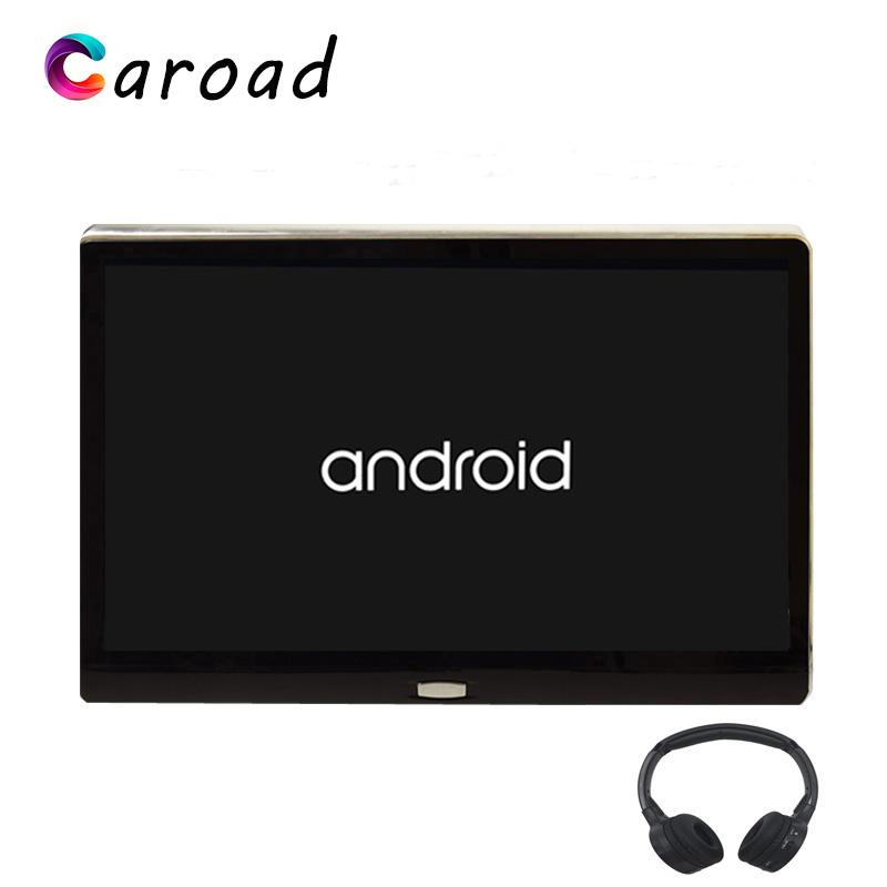 Car Video 11.6 Inch Android 6.0 Headrest Monitor HD 1080P MP5 IPS Touch Screen 3G WIFI USB SD HDMI IR FM Bluetooth Speaker-image-704418668