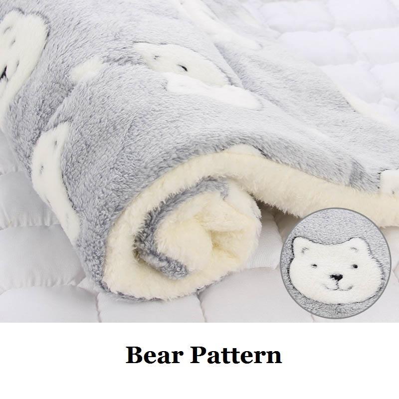 

Pet Blanket Dog Bed Cat Mat Soft Flannel Winter Thicken Warm Sleeping Beds For Dogs Cats ANDF889 Kennels & Pens