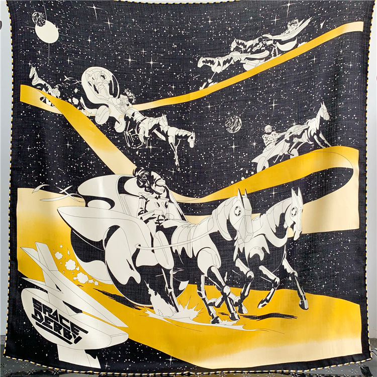 Nouvelle arrivee! Écharpe en cachemire de soie NOIR DORÉ Pashmina 140 Écharpes en soie de cachemire roulées à la main Châles 140
