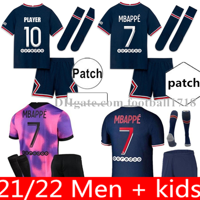 

Maillots de football men kids kits 20 21 MBAPPE soccer jersey 2021 VERRATTI DI MARIA CAVANI ICARDI shirt maillot de foot kit uniform