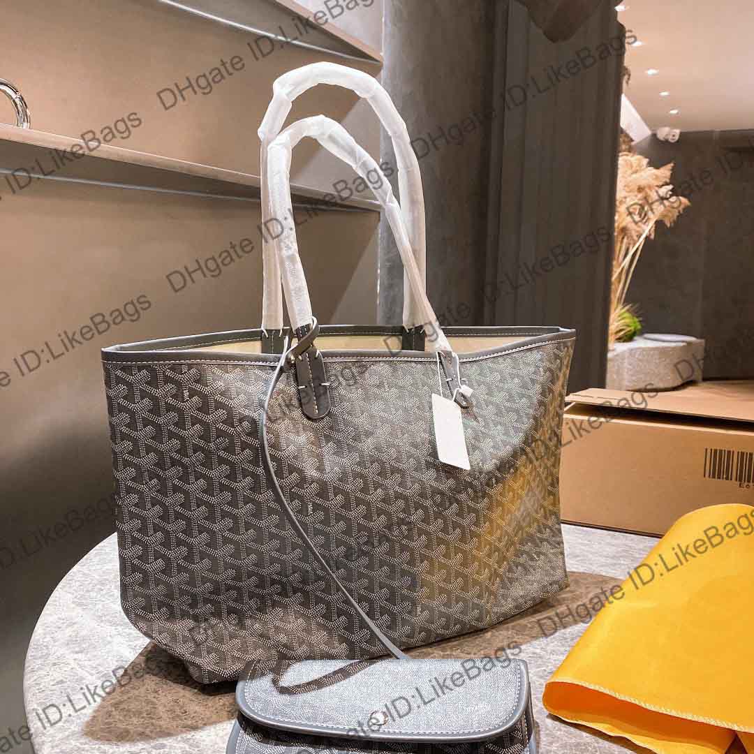 

Luxurys Designers Large Tote Bags Women Go Handbag Purses Micro Fiber Leather Two Combination Fashion Wallets Clutch Crossbody Book Totes Me