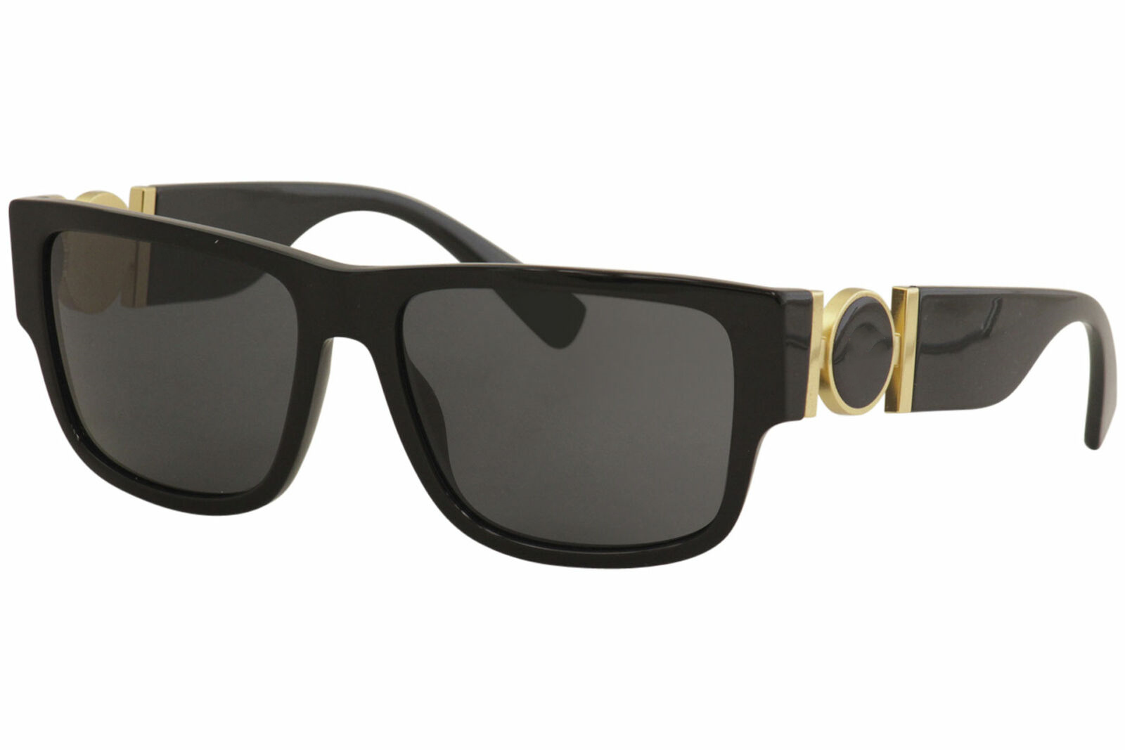 

Man Sunglasses, Black Lenses Acetate Frame, 58mm For Mens Summer style 4369 Anti-Ultraviolet Retro Shield lens Plate Full frame fashion Eyeglasses Random Box