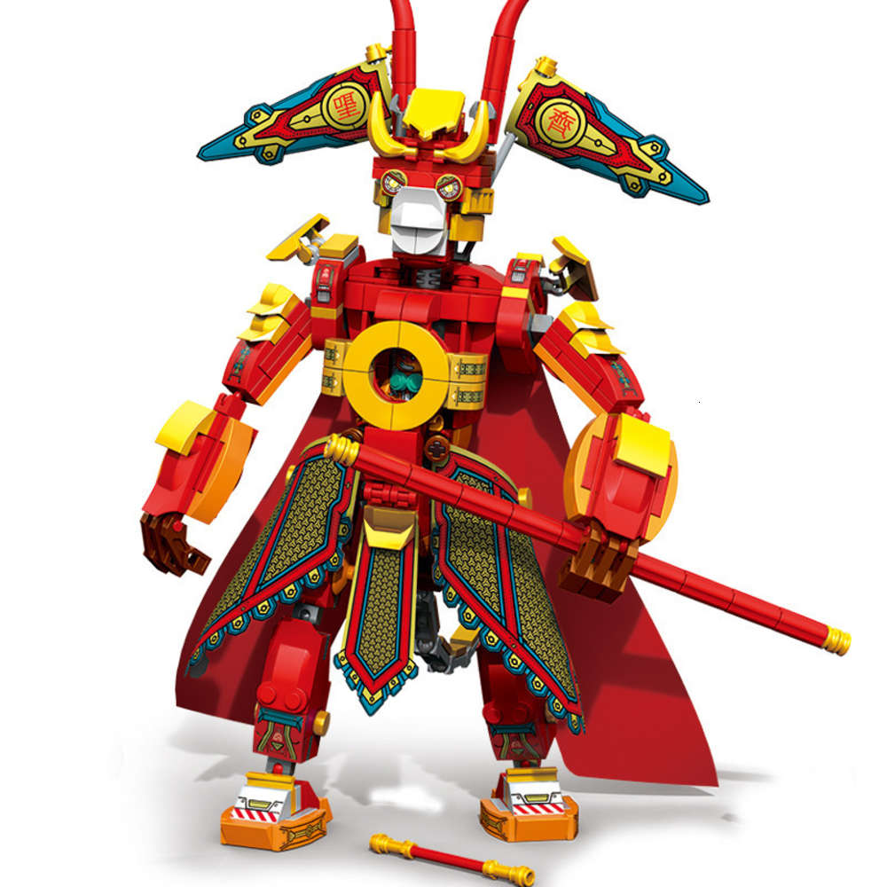

Assembled toys Lebeng 2002 King building blocks compatible with LEGO mecha Monkey
