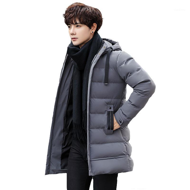 

Men's Down & Parkas Winter Warm Long Jacket Hooded Mens Coat 4XL, Black