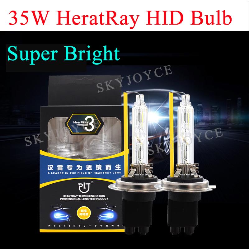 

Car Headlights 35W Fast Bright H7 D2H HID Bulb For Headlight Kit 4500K 5500K 6500K H1 H11 9005 9012 HeartRay Light
