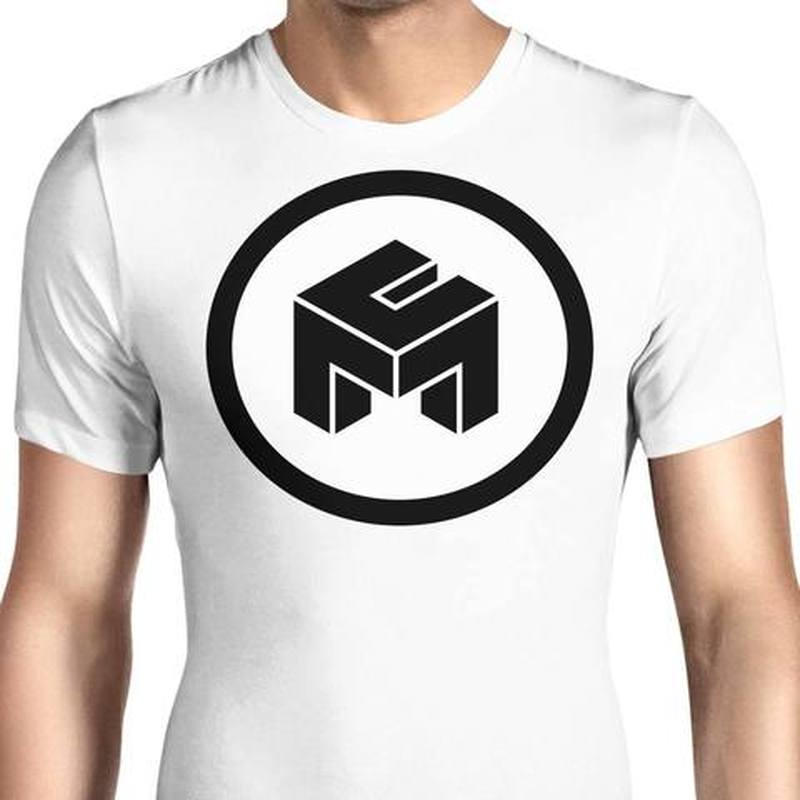 

Creative fashion casual unisex ins short-sleeved color 3D printed letter cartoon pattern men and women short-sleeved cartoon T-shirt, White;black