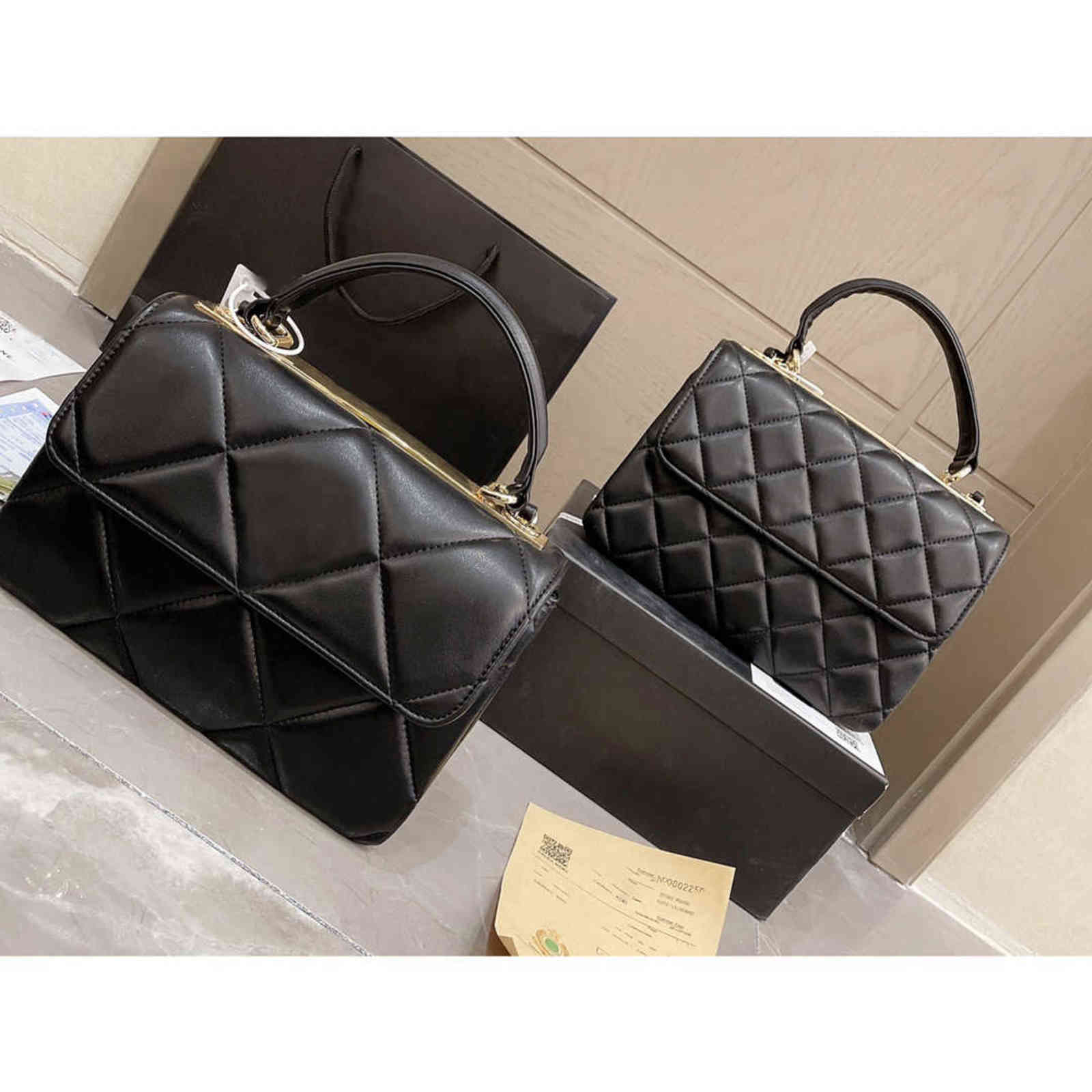

2022 Women Luxury Designer Crossbody Bags High Quality purse Wholesale Price Genuine Leather bag Shoulder Flap Handbag with small and big H1201, Light green lattice
