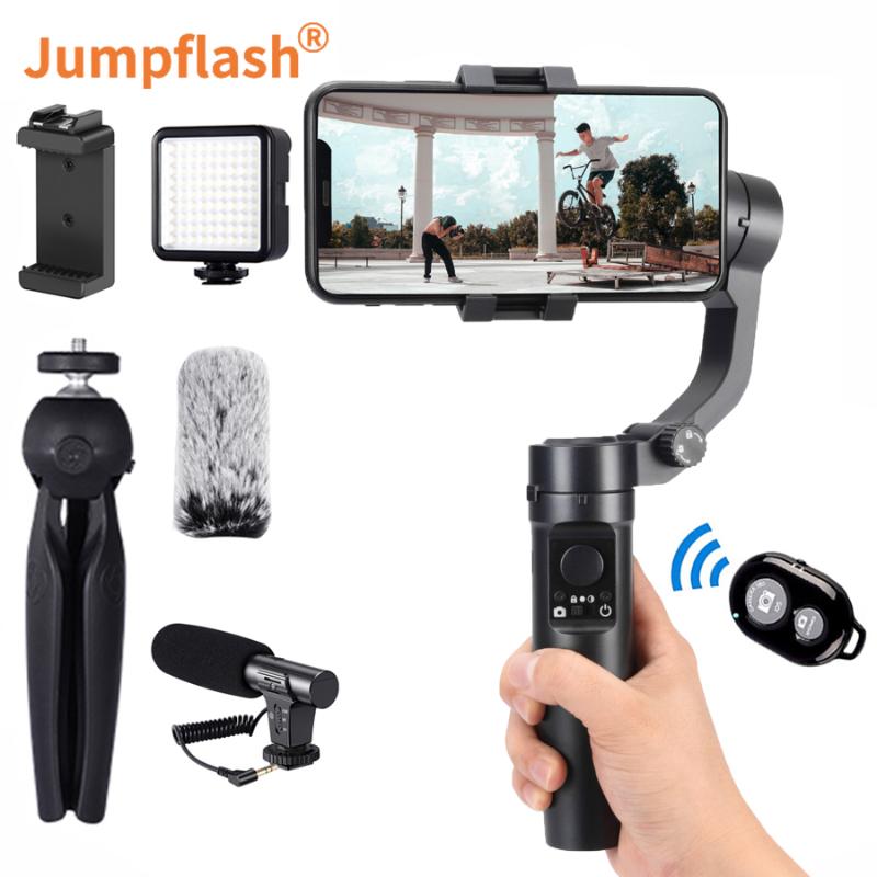 

Stabilizers Jumpflash 3-Axis Handheld Gimbal Wireless Bluetooth Phone Stabilizer For Tripod Smartphone Gimba