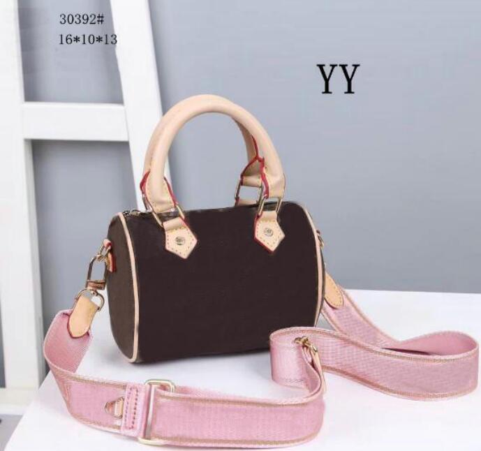 

2022 high quality designer bags SPEEDYS handbags Women Genuine Leather Canvas strap shoulder bag crossbodys Bags mini tote bag, Red