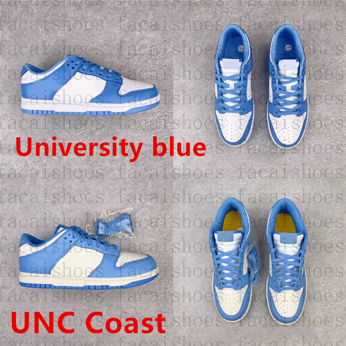 

UNC Sports Shoe Coast University Gold Women Sneakers University Blue Mens Shoes