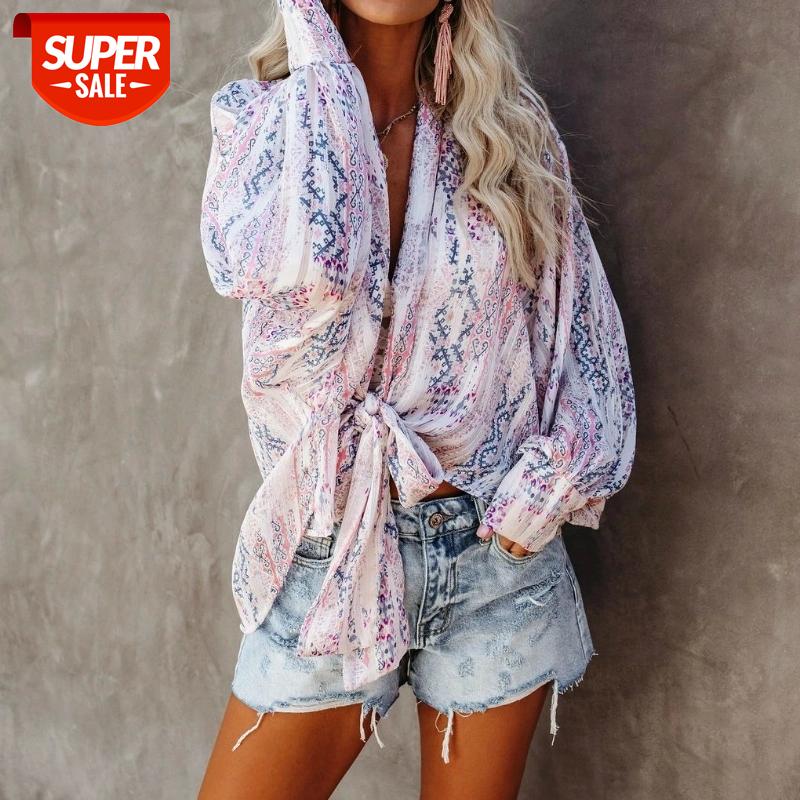 

2020 Pink Bohemian Printed Bikini Cover-ups Sexy Deep V-neck Summer Tops Tunic Women Beach Wear Swim Suit Cover Up Sarongs A398 #vH80, Black;gray