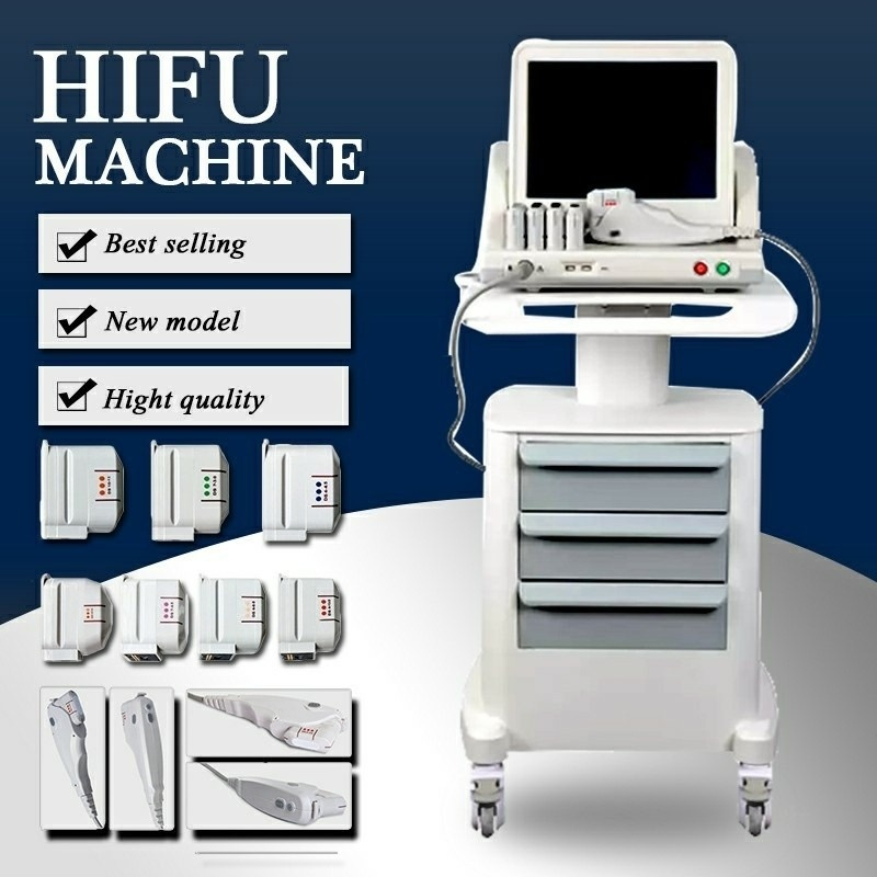 

HIFU High Intensity Focused Ultrasound Hifu Face Lift Machine Wrinkle Removal with 5 Heads for Face and Body#006