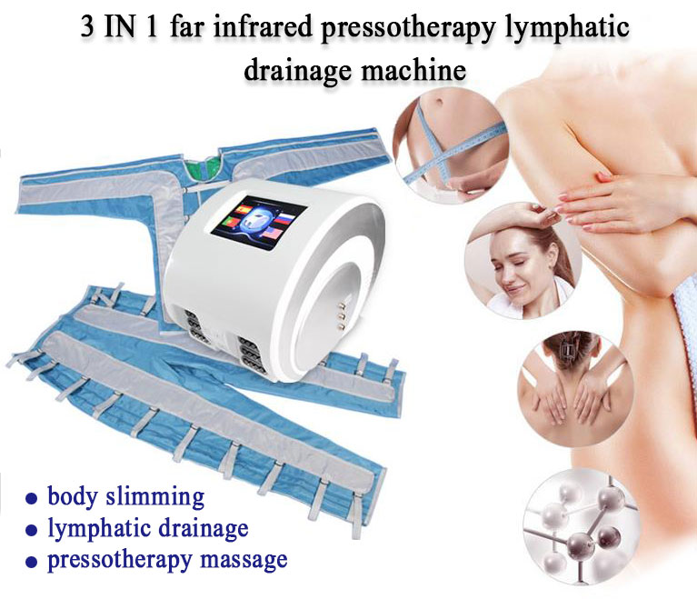 24 air bags wave Full Body Massager presoterapia Pressotherapy Massage Compression Circulator Leg Arm Waist - Lymphatic Drainage Machine For Musc-image-712210357