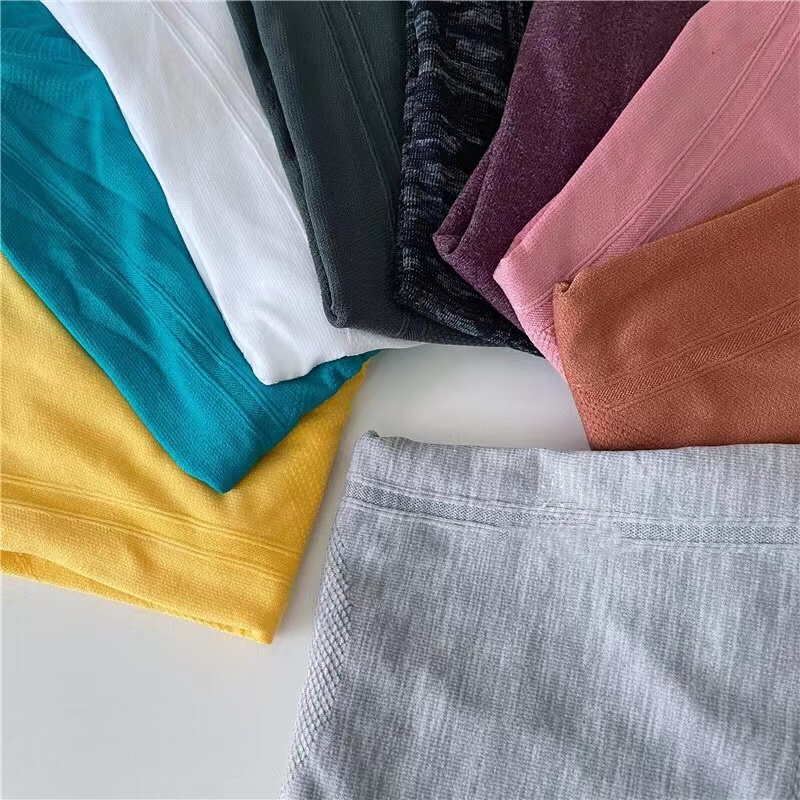 

Elastic Gym Yoga Shirts womens knits and tees Long Sleeve Women Slim Mesh Running Sport Jacket Quick Dry Black Fitness Sweatshirts Tops, White