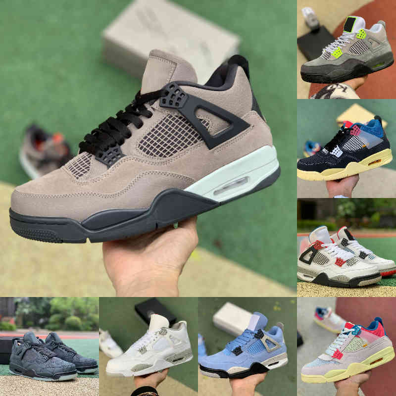 

Sale High Quality 4 4s Shoes Men Women Cream Sail The White Cement Oreo Bred Court Purple UNIVERSITY BLUE Black Cat TAUPE