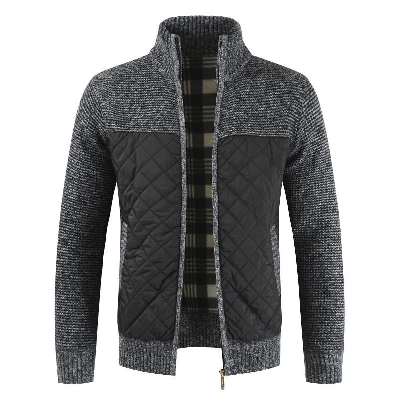 

Men's Sweaters 2021 Spring Autumn Winter Warm Knitted Sweater Jackets Cardigan Coats Male Clothing Casual Knitwear, White;black