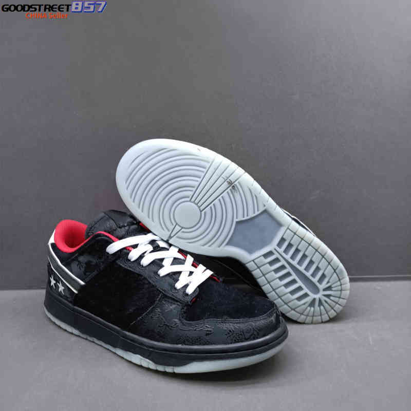 

Men Women Lpl Low Skateboard Shoes League Of Legends Pro Leagues Black Red Silk Dragon Luminous Casual Sneakers DO2327-011