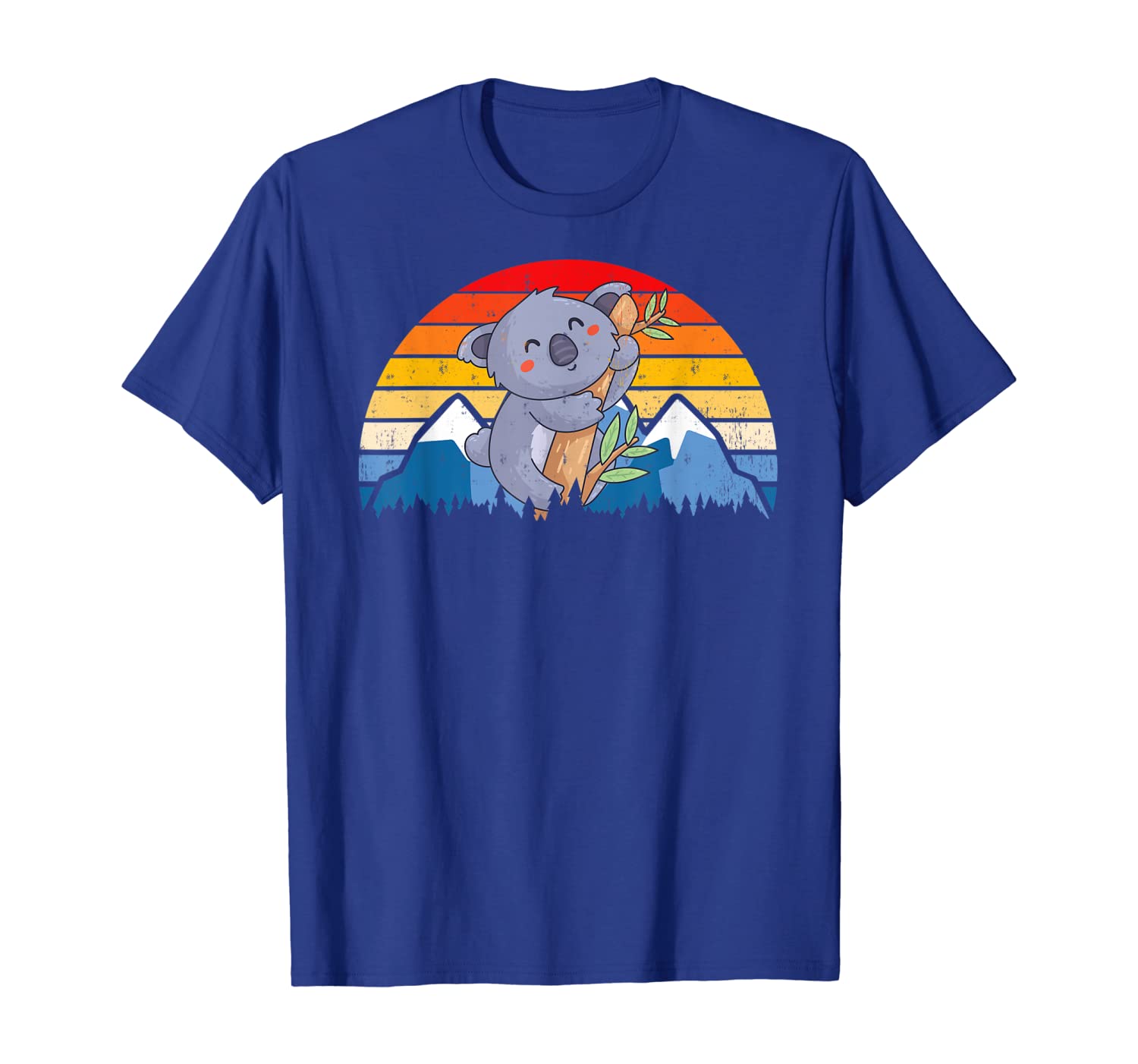 

Retro Vintage Koala T-Shirt Cute Koala Bear T-Shirt, White;black