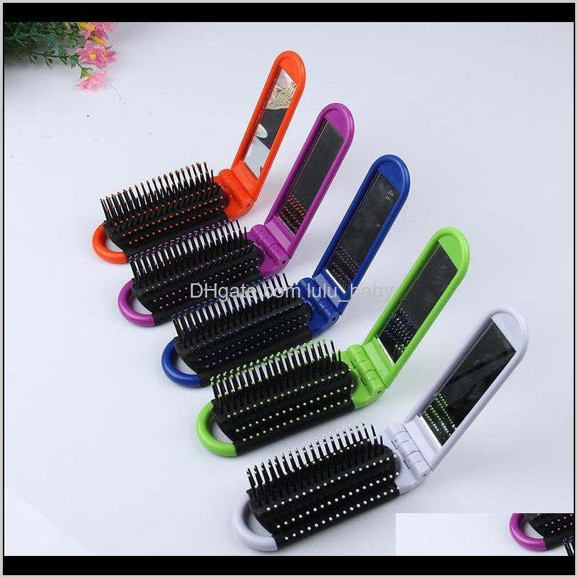 

Brushes Makeup Portable Mini Folding Hair Boutique Plastic Comb Airbag Mas Round Travel Brush For All E4Tek Zlv4Y