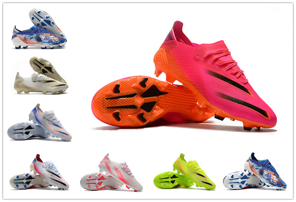 

New Soccer Cleats X Ghosted.1 Precision to Blur FG Mens Women Boys Ghosted .1 Lace-Up Football Shoes Size US 6.5-11, 0006