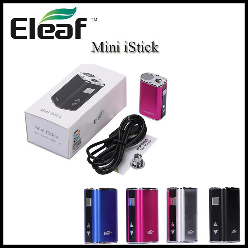 

Eleaf mini iStick 10W 1050mAh Battery Ultra Compact VV Box Mod Variable Voltage OLED Screen Display E Cigarettes Battery