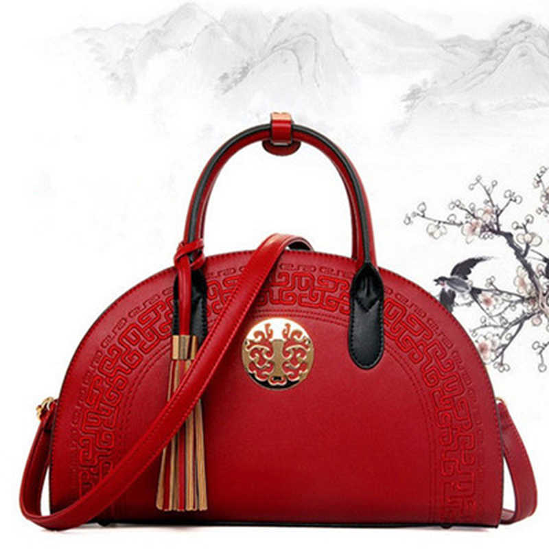 red leather bolsa uk