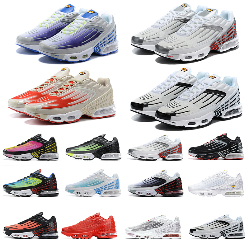 

Tn Plus 3 Iii Tuned Running Shoes Chaussures Triple White Black Hyper Blue Green Og Usa Red Neon Mens Womens Sneakers Sports Runners, A7 40-45