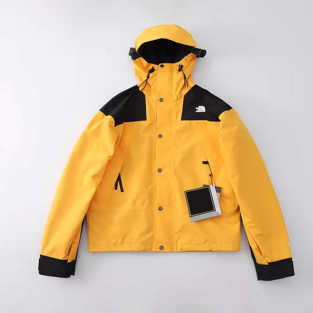 

Designer jackets Men's jacket fashion women Spring Autumn pocket outdoor sport Windproof and waterproof Hooded coat