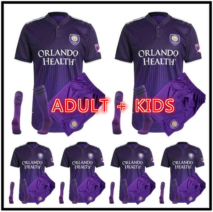 

men kids kit 2021 2022 Orlando City Soccer Jersey SC 21 22 home NANI PATO DWYER AKINDELE MUELLER MOUTINHO RUAN KLJESTAN JOHNSON football shirts, White