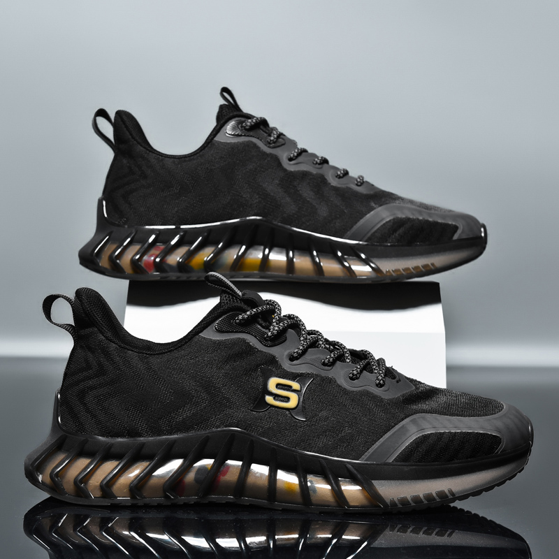 

Triple s platform casual shoes vintage sneaker for men women black red white-3