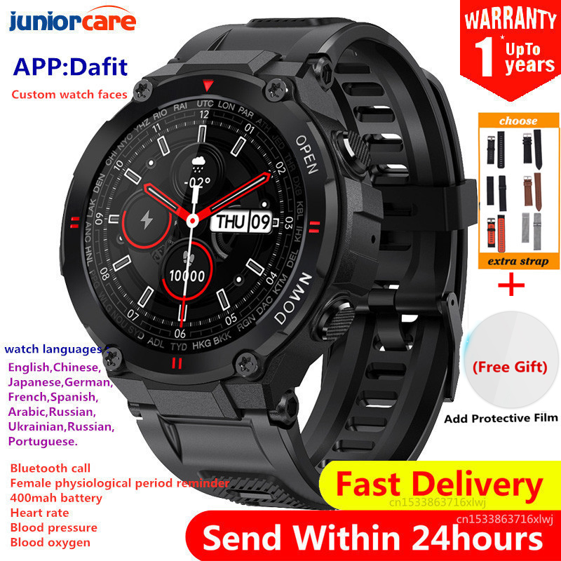 

2021 K22 Smart Watch Men Sport Fitness Make/Answer Call Multifunction Music Control Alarm Clock Reminder Smartwatch For Phoneg, Beige