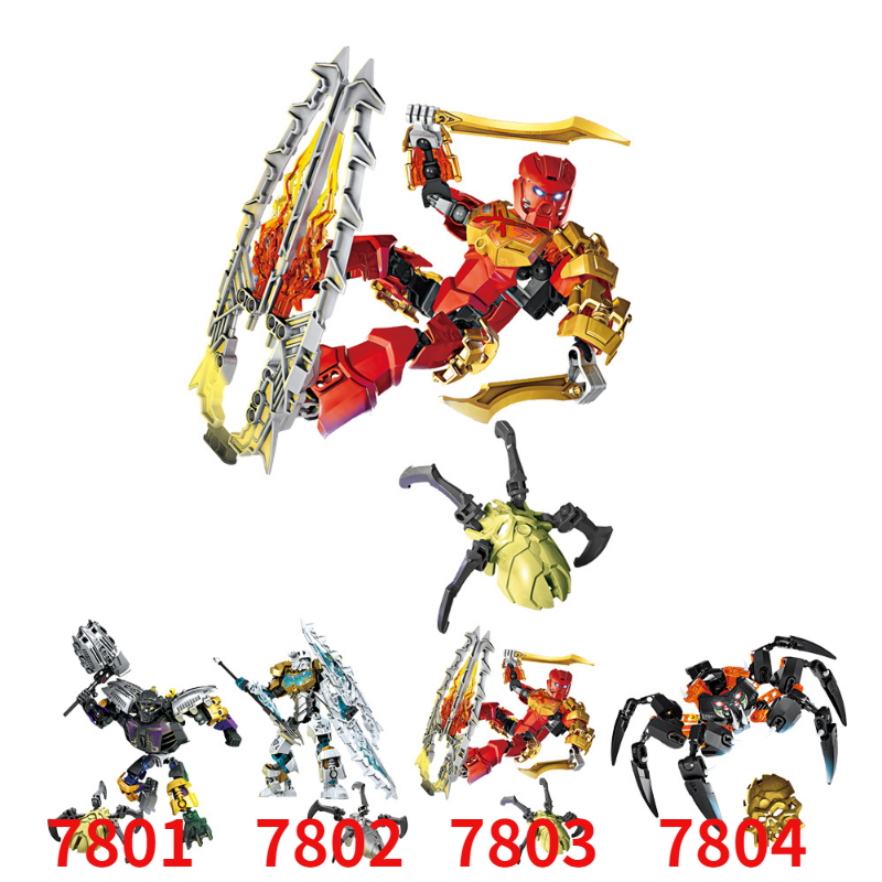 

Xsx 708-3 orange 70787 Tahu master of fire Building block toy