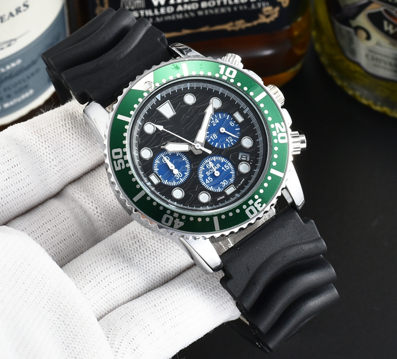 

High Quality 2021 Fashion Sports Young Men Top Japan Brand luxury watches Six-pin All Dial Work quartz watch Display Calendar with minimalist style designer sale, 14