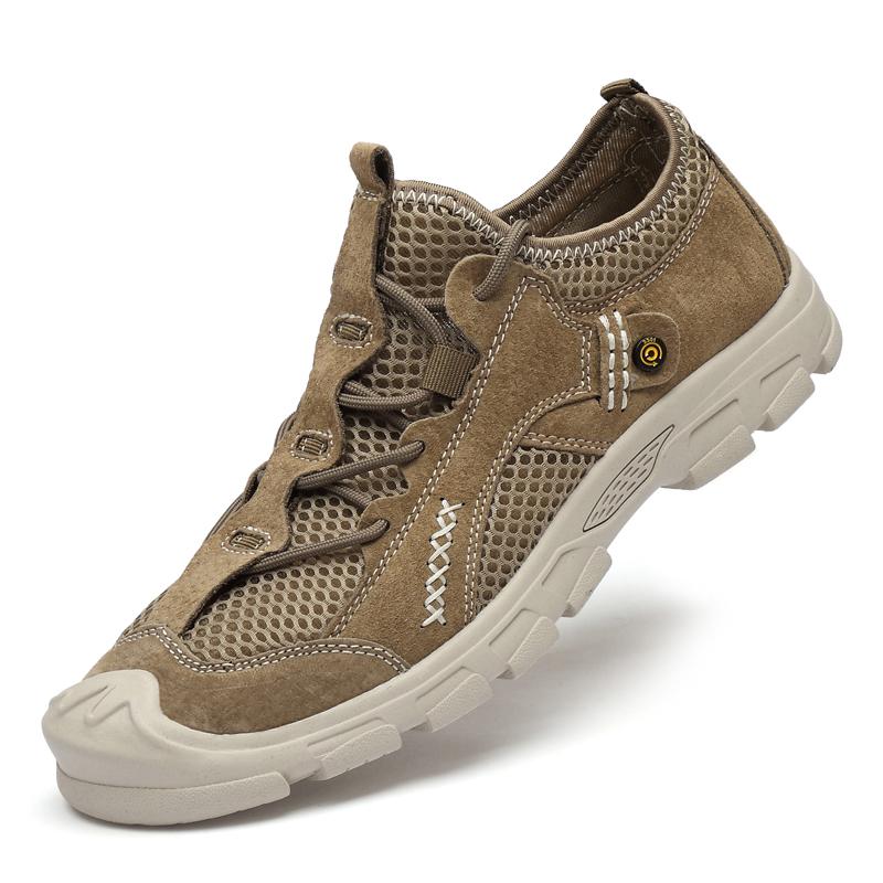 

Sandals Work Sandalle Hombre Big Summer 2021 Rasteira Classic Beach De Deportivas Para Man Vietnam Couro Ete Herren Men Verano, Khaki