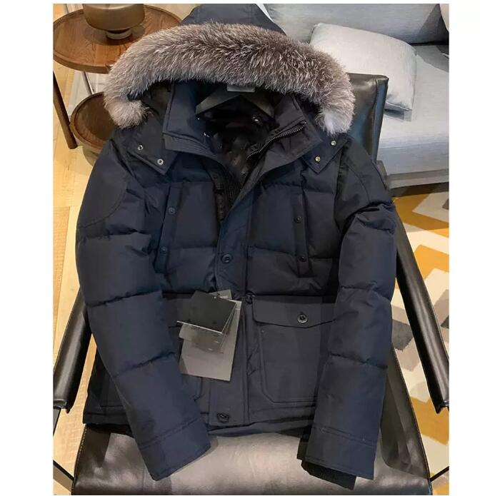 

Winter Jackets Mens Outdoor Down Coat Jacket Men's Casual Hooded Moose Coats Outerwear Man warm men Parkas puffer Doudoune Outwear bomber, Flight men red white fur