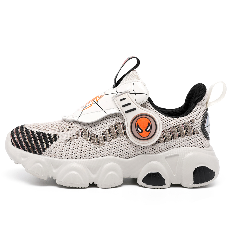 

2021 New Spring Children Sports Shoes For Boys Sneakers Boys Shoes Child Trainers Casual Breathable Mesh Kids shoes 2021-3, Dark grey