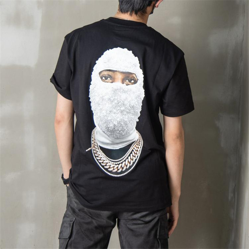 

White Black High Quality T-shirt Men Women 1 Back Print Man Tee Tops