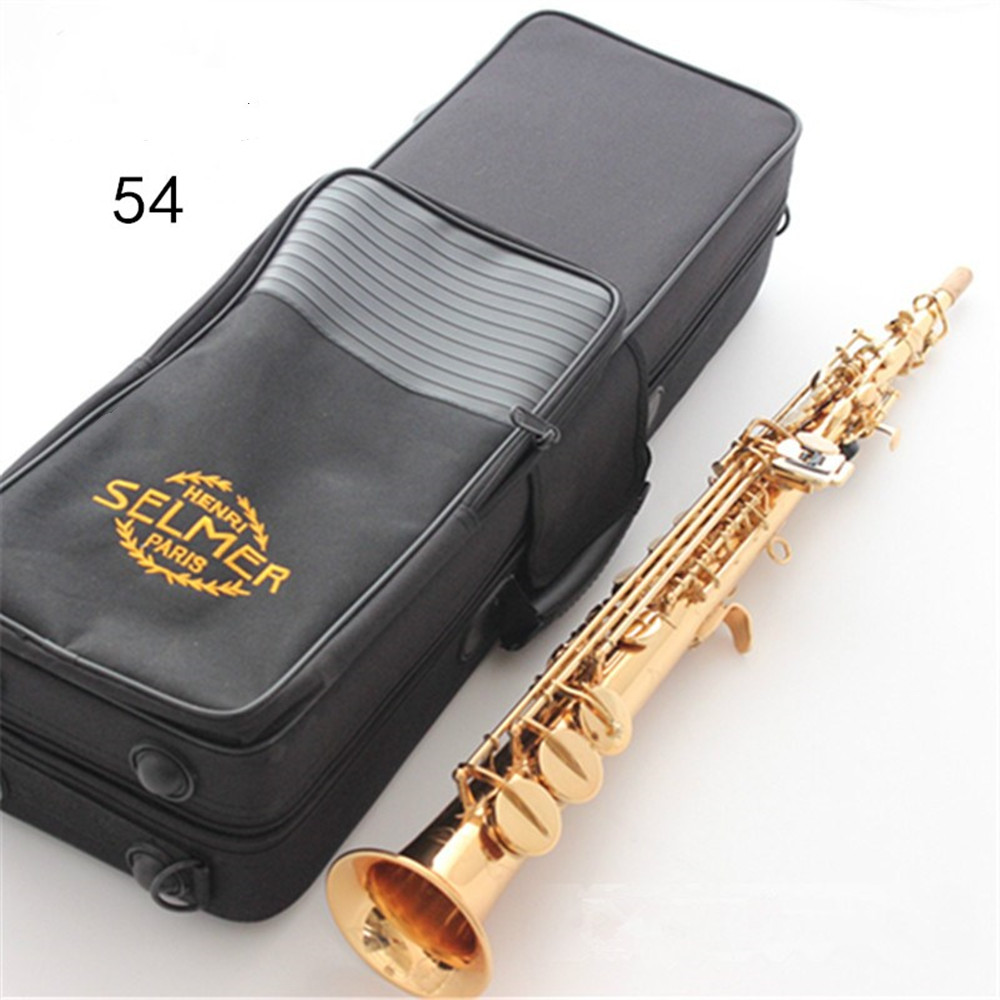 

French brand R-54 B flat Soprano saxophone High Quality musical instruments professional