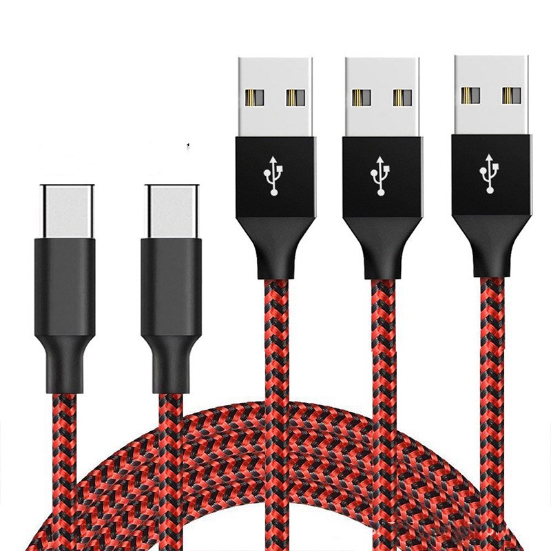 

Nylon Braided USB Cables For Samsung 21 Huawei LG HTC iPad Pro Micro V8 Cable Type C Charger Cord