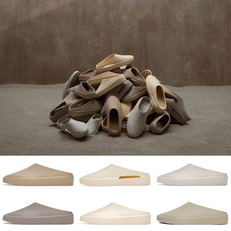 

Slip On Fashion EVA XL Extralight Women Men Slippers Fears of god The California Slip-On Almond Cement Concrete Cream Oat Shoes Designer Slides Sports Sandals 36-46, Cream 36-46
