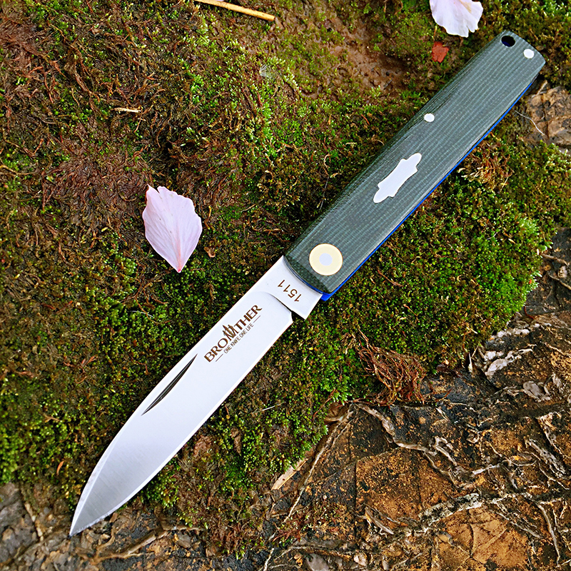 

Brother 1511Micarta 60HRC pocket knife VG10 folding knives Tactical survival Camping back lock folder Tool Collection High Quality