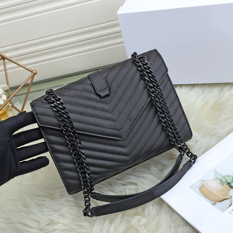 

Fashion Designer women Bags Crossbody Handbags Purses Messenger Clutch Cover Plain Leather Chains Single shoulder Cross Body tote woman bag Handbag Purse YB36-39, Carton