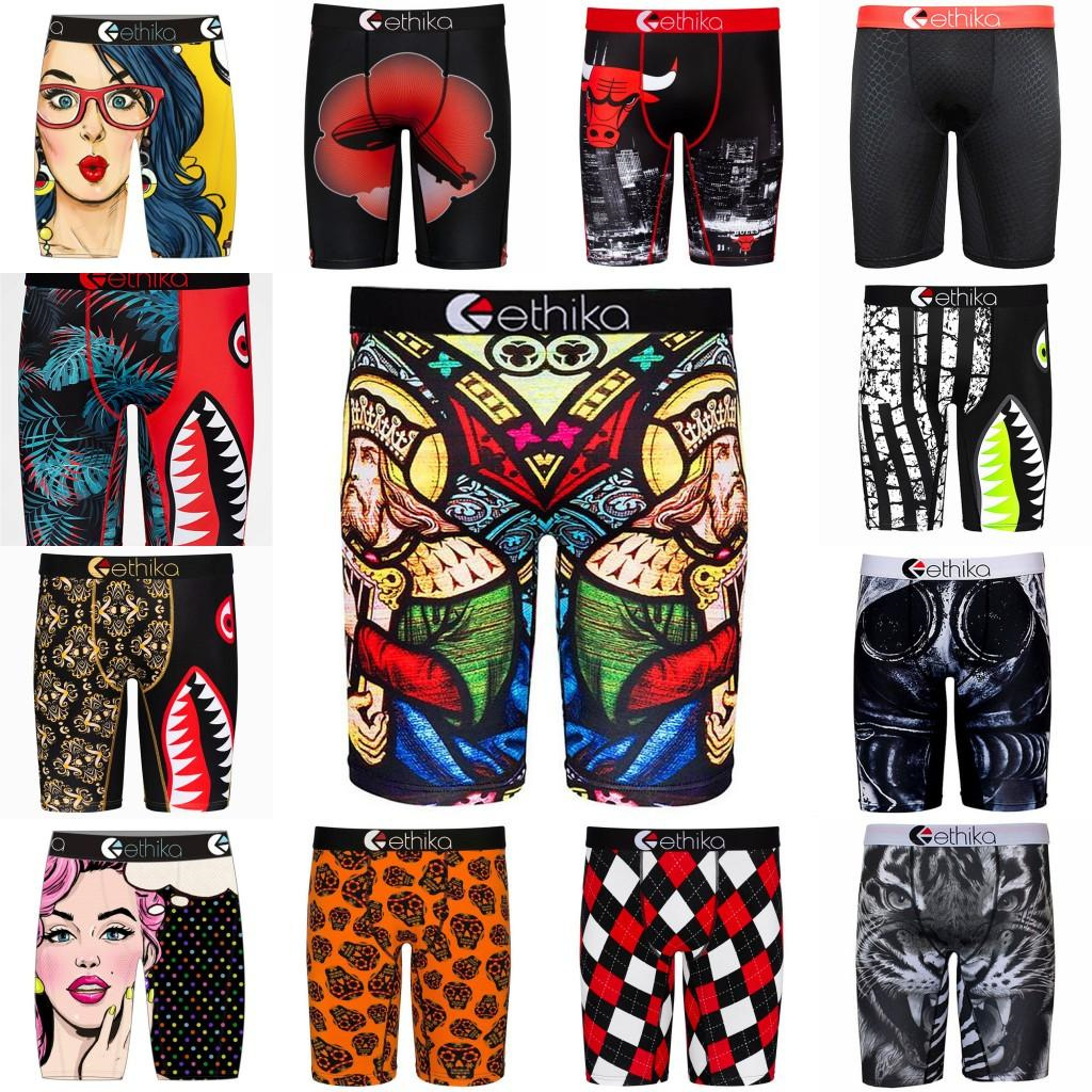 

Ethika Mens Boxers New luxury Ethikas man Boxer Shorts Underpants Young Soft Comfortable Fashion Elastic Famous Brand Boxer Underwear For Men, Bag(not underwear)