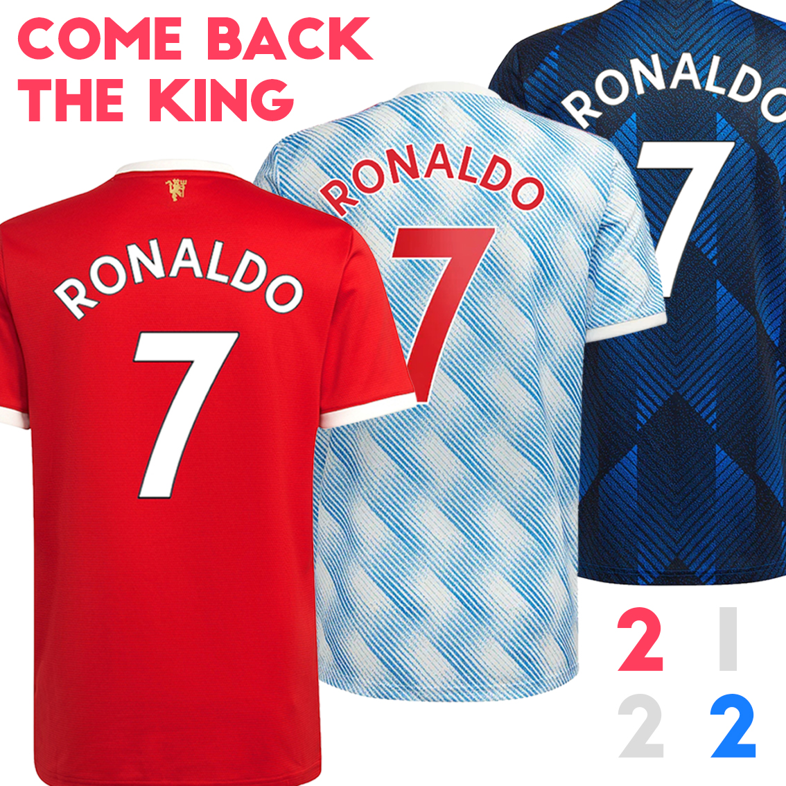 

RONALDO 21 22 jerseys 2021 2022 MANCHESter, Red