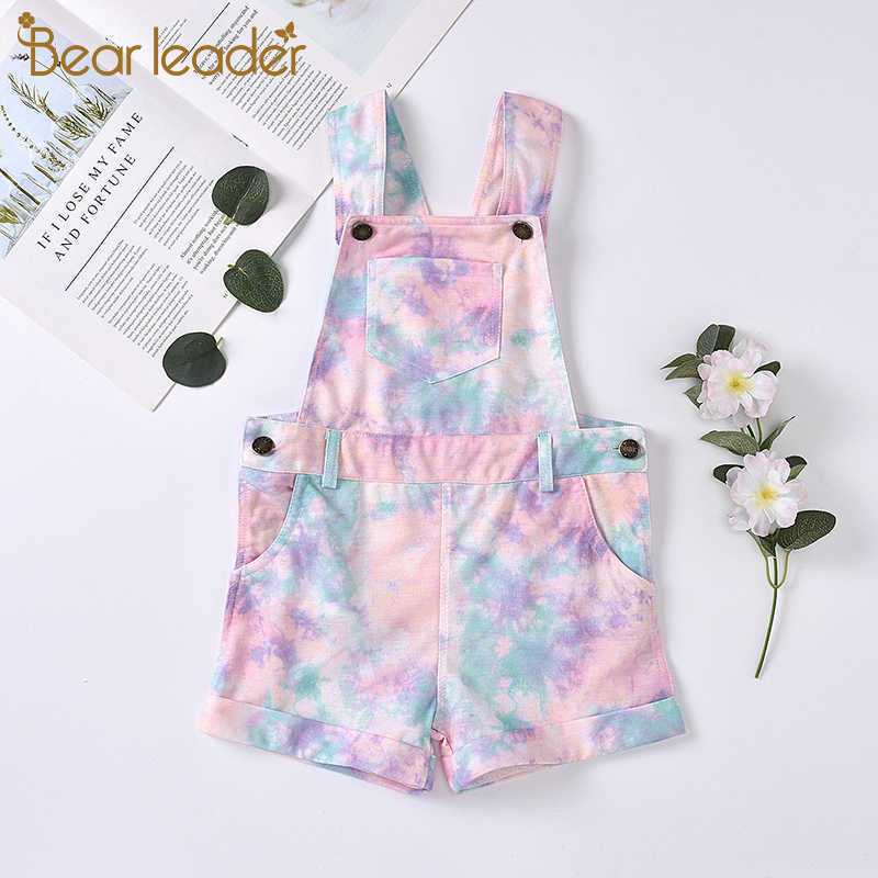 

Bear Leader Children Fashion Clothing Summer Kids Casual Overalls Baby Colorful Suspender Pants Toddler Lovely Outfits 210708, Ah4488 multi