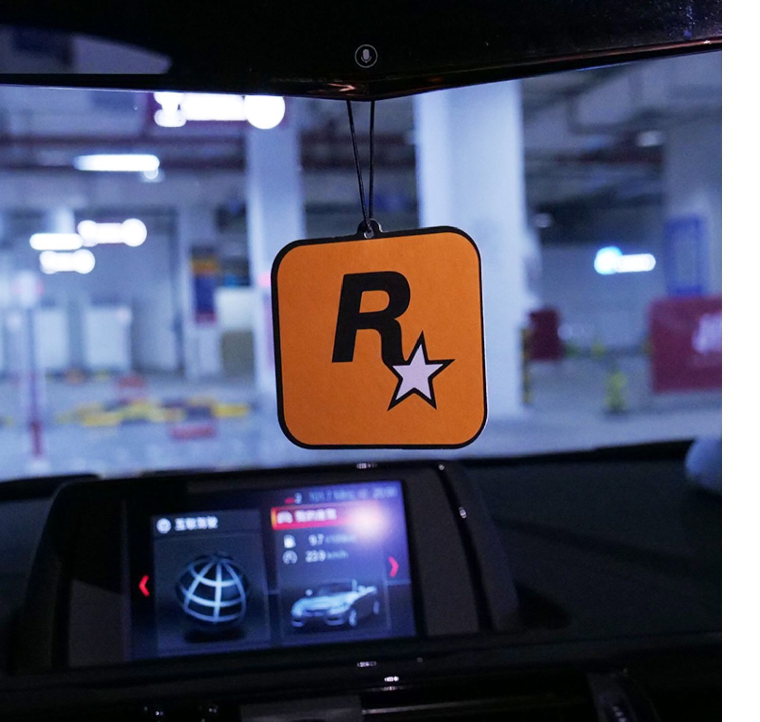 

5pcs gta peripheral trend car fragrance film r star car longlasting fragrance sheet incar deodorization hanging net red ornaments