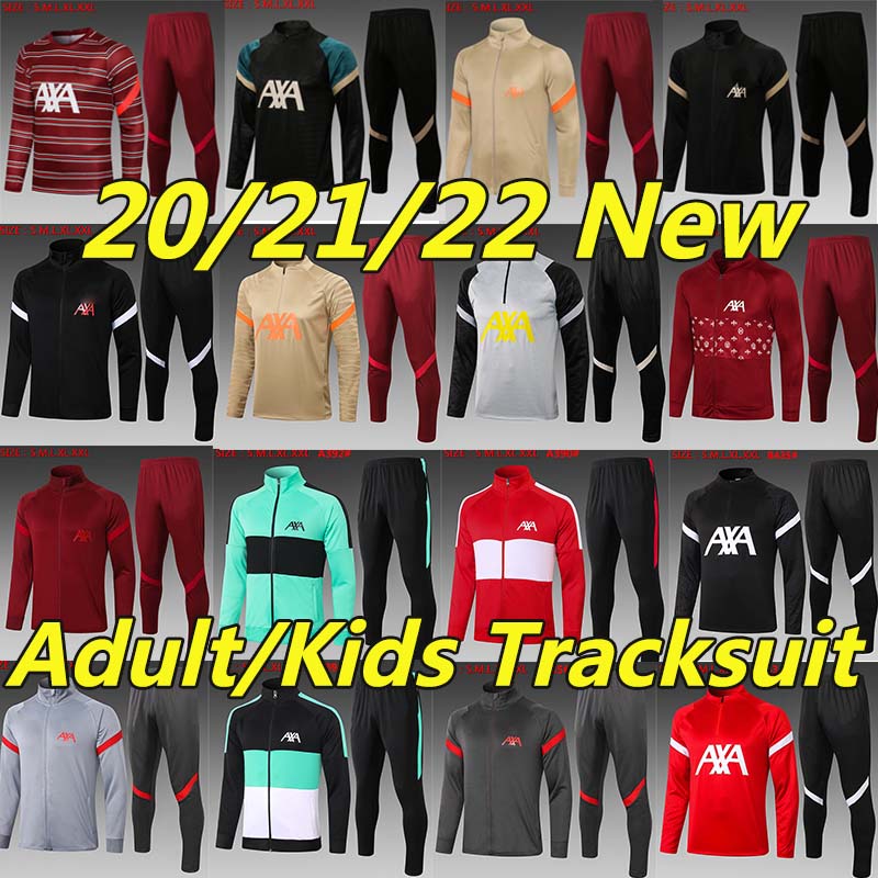 

top 21/22 kids + men adults football tracksuit soccer training suit jacket 2021 2022 mens survetement foot chandal tuta jogging, B471# e529# 2022