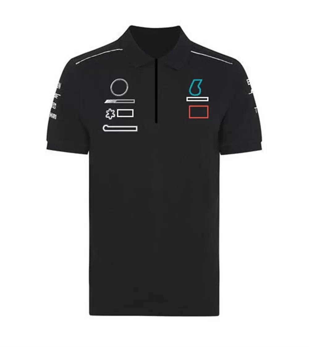 

2021 New F1 Formula One Team Workwear Racing Polo Short Sleeve Same Team Clothing Large Size Customizable Sweatshirt